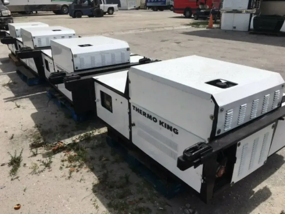 Thermo King 15kW undermount genset fitted beneath a container chassis - view 7