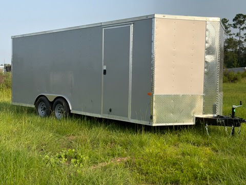 8.5x20 rock solid enclosed cargo trailer with polycore