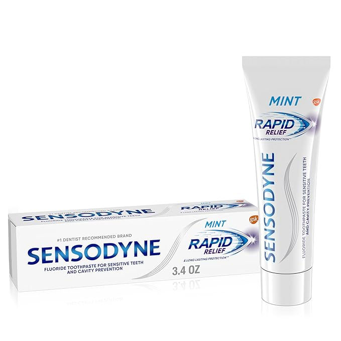 Sensodyne Rapid Relief Sensitive Toothpaste, Sensitive
