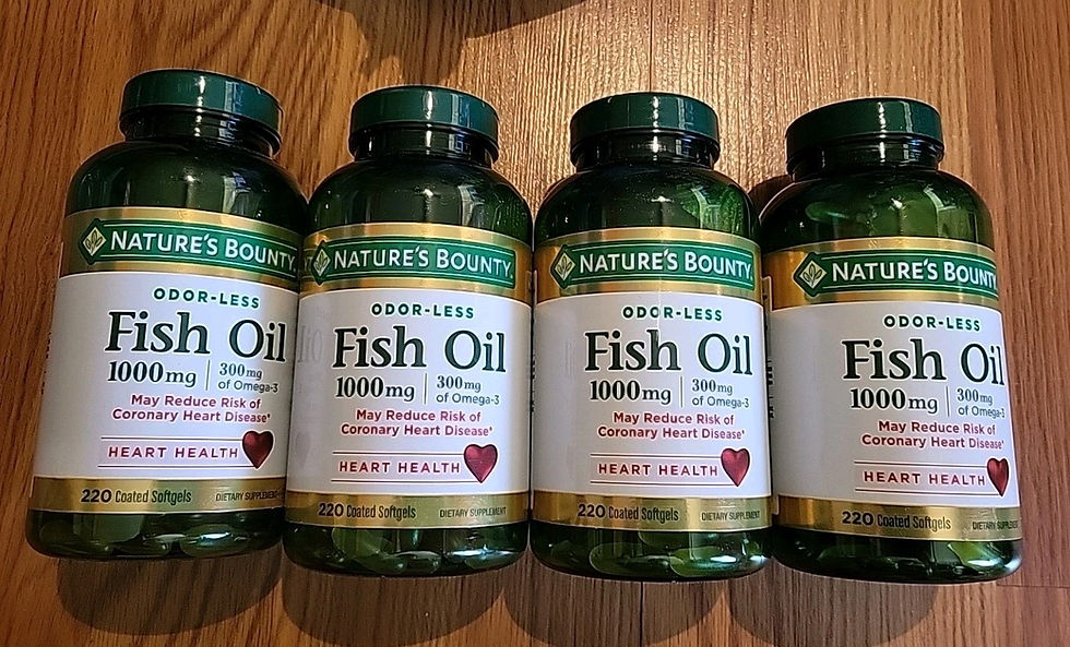 Miniatura: Nature's Bounty Fish Oil plus Vitamin D3, 360mg Omega 3, Supports Immune & Heart