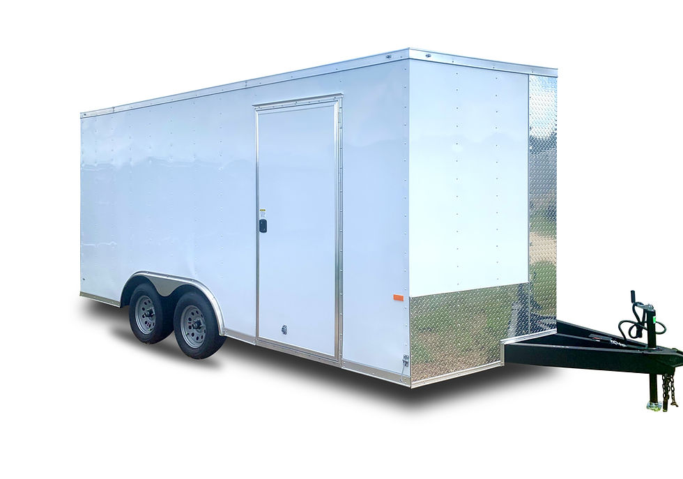 8.5x16 enclosed trailer