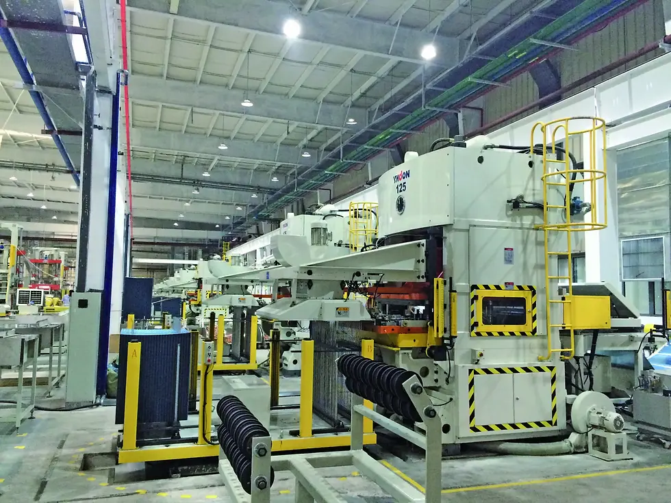Thumbnail: Bescutter H-type Fin Press Line