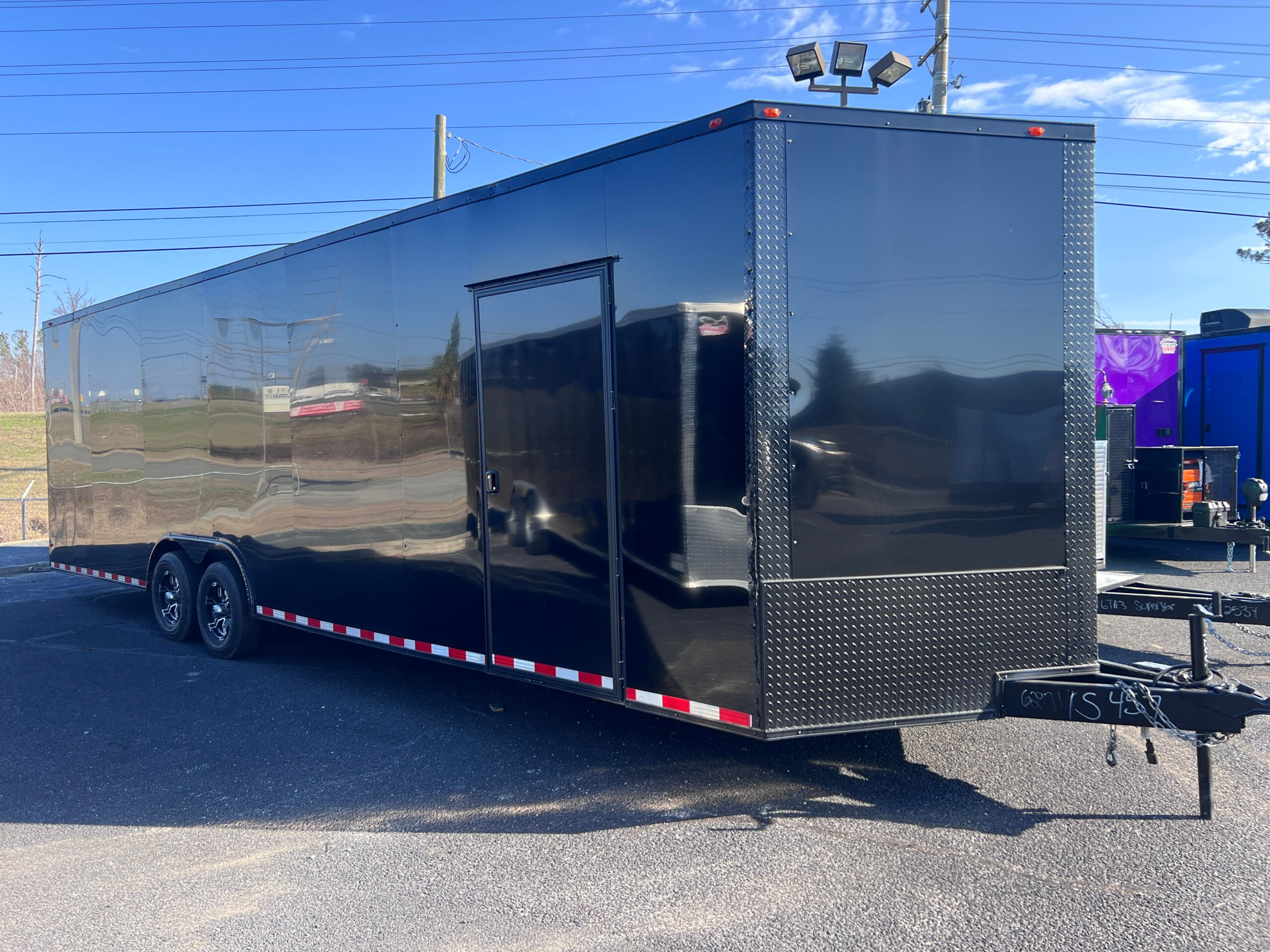 8.5x28 TA4 Enclosed Car Hauler for Sale | 8.5x28 Cargo Trailer