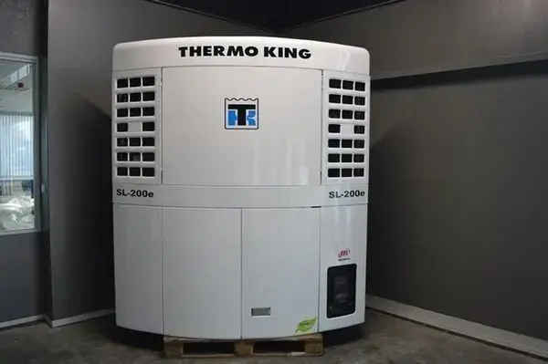 Thermo King SB series trailer refrigeration unit mounted on a reefer van