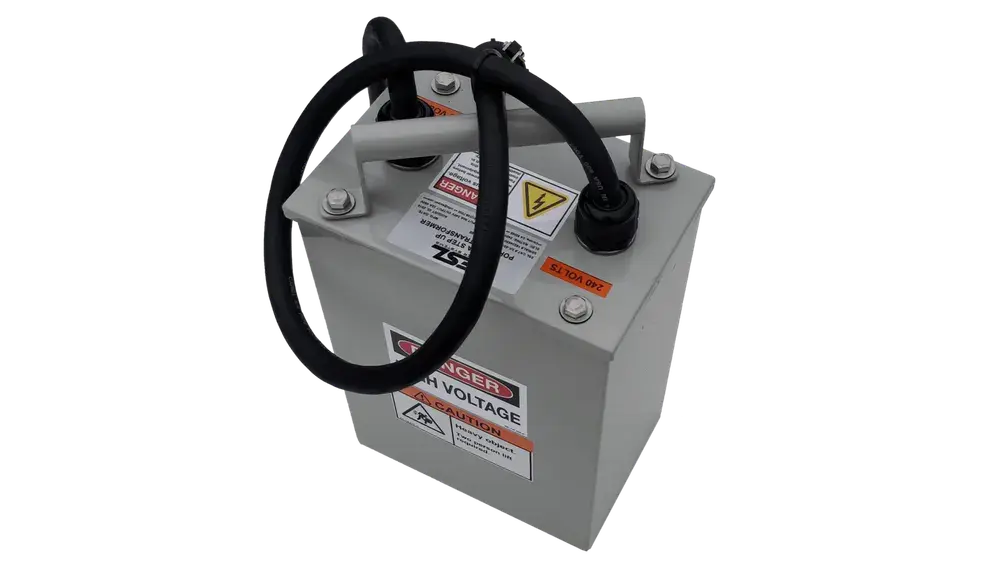 230V to 460V step up transformer kit for refrigerated containers with SO cable and CEE-17 receptacle - view 2