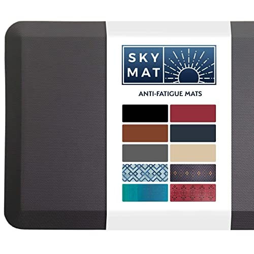 الصورة المصغرة: Sky Solutions Anti Fatigue Floor Mat - 3/4" Thick Cushioned Kitchen Rug, Standin