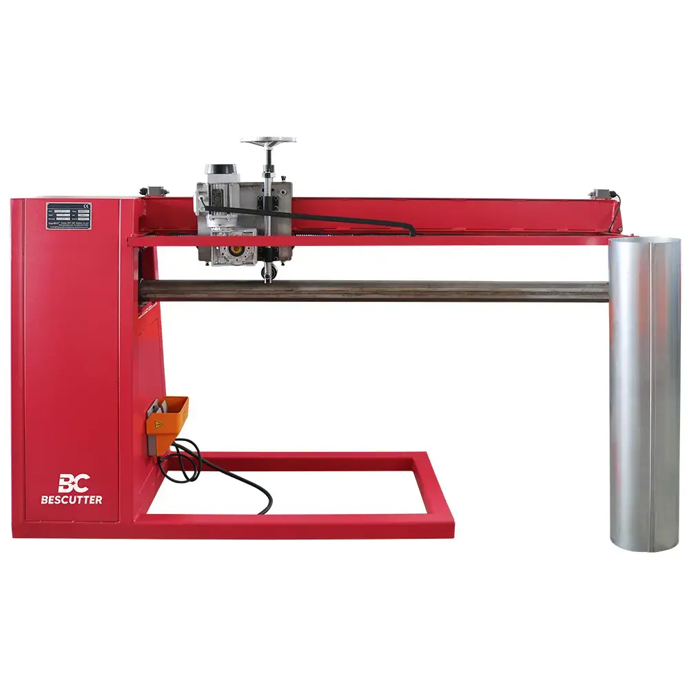 Round duct seam closing machine