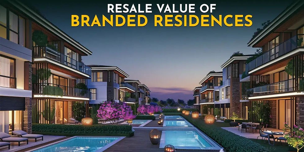 Luxury branded residences with premium amenities showcasing high resale value and exclusive lifestyle appeal in prime real estate locations
