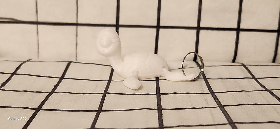 Thumbnail: Moveable Turtle Keychain