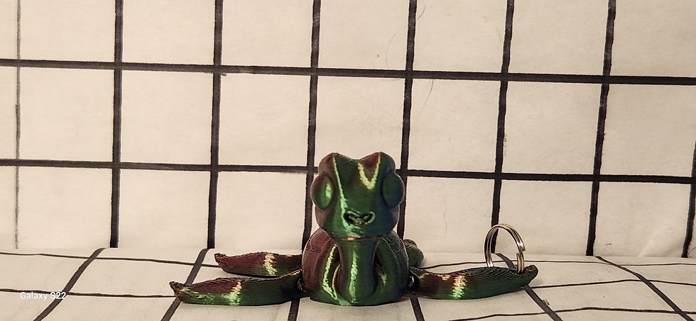 Thumbnail: Moveable Turtle Keychain