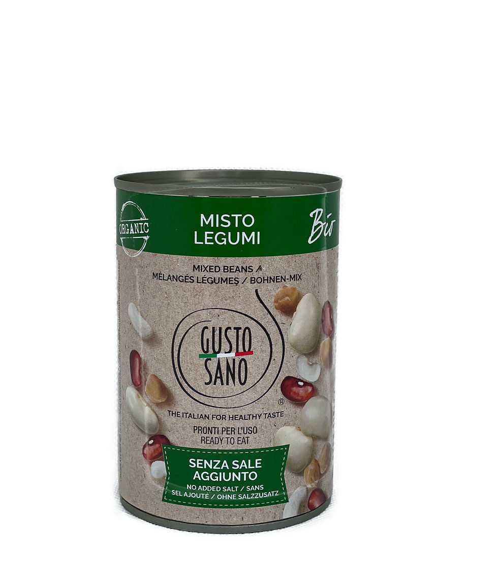 Gusto Sano - Gemischte Bohnen BIO - 400g, Vorderansicht