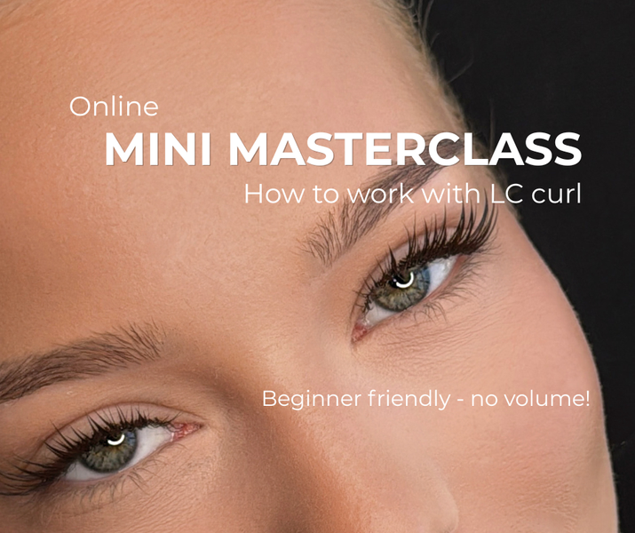 model work from online mini masterclass on LC curl. Beginner friendly, no volume needed