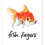 Thumbnail: Smiling goldfish flicking victory sign with hands, FISH FINGERS FUNNY CARD, HOW FUNNY GREETING CARD
