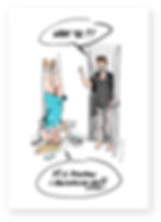 MOTHER BREAST FEEDING, FATHER, BABY, FUNNY CARD, HOW FUNNY