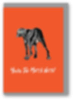 DOG IN SUNGLASSES SHOWING BALLS, MUTT'S NUTS FUNNY CARD, HOW FUNNY GREETING CARD