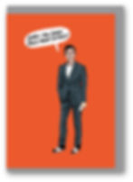 CRAZY RICH ASIAN, ASIAN, SUIT, SUNGLASSES, SMUG, FUNNY CARD, HOW FUNNY