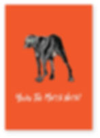 DOG IN SUNGLASSES SHOWING BALLS, MUTT'S NUTS FUNNY CARD, HOW FUNNY GREETING CARD