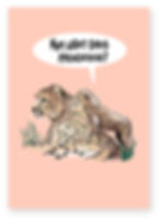 Cheetah Baby Cheetah funny animal card how funny