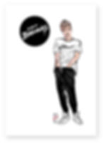 MAN WITH HANDS DOWN TROUSERS, CAN OF BEER, TRAINERS, YOUTH, FUNNY CARD, HOW FUNNY