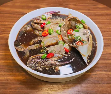 Soy sauce marinated crab.webp