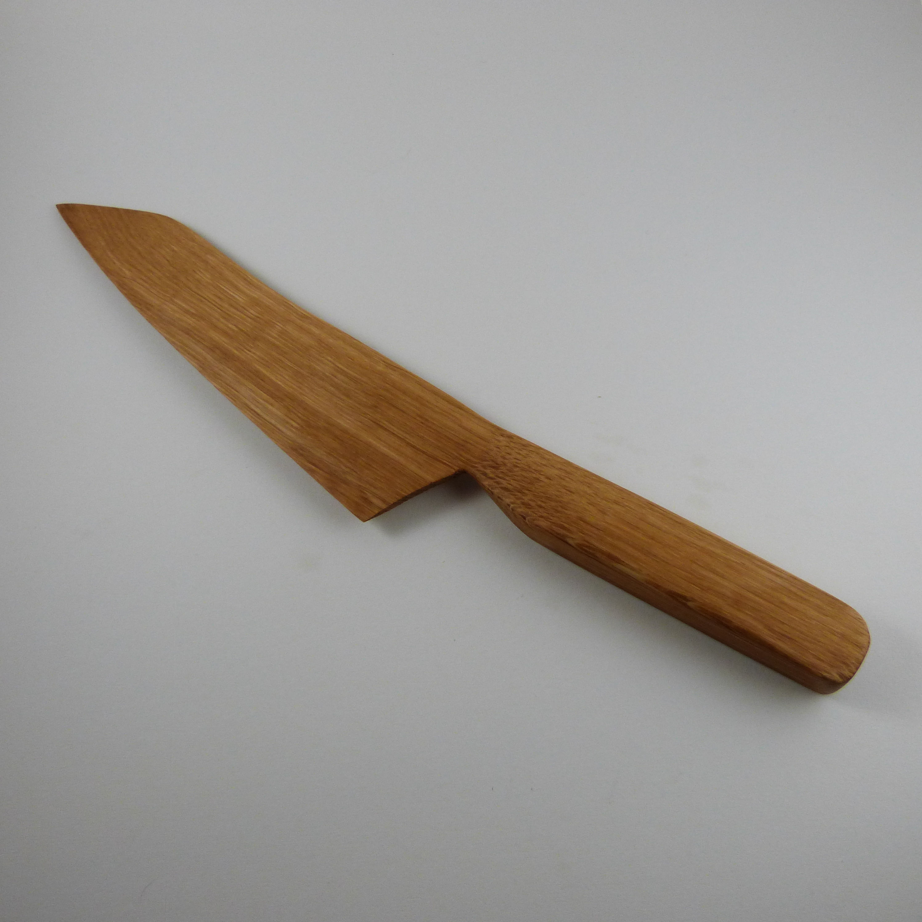 Oak Wood, Large Wooden Cake/Cheese Knife