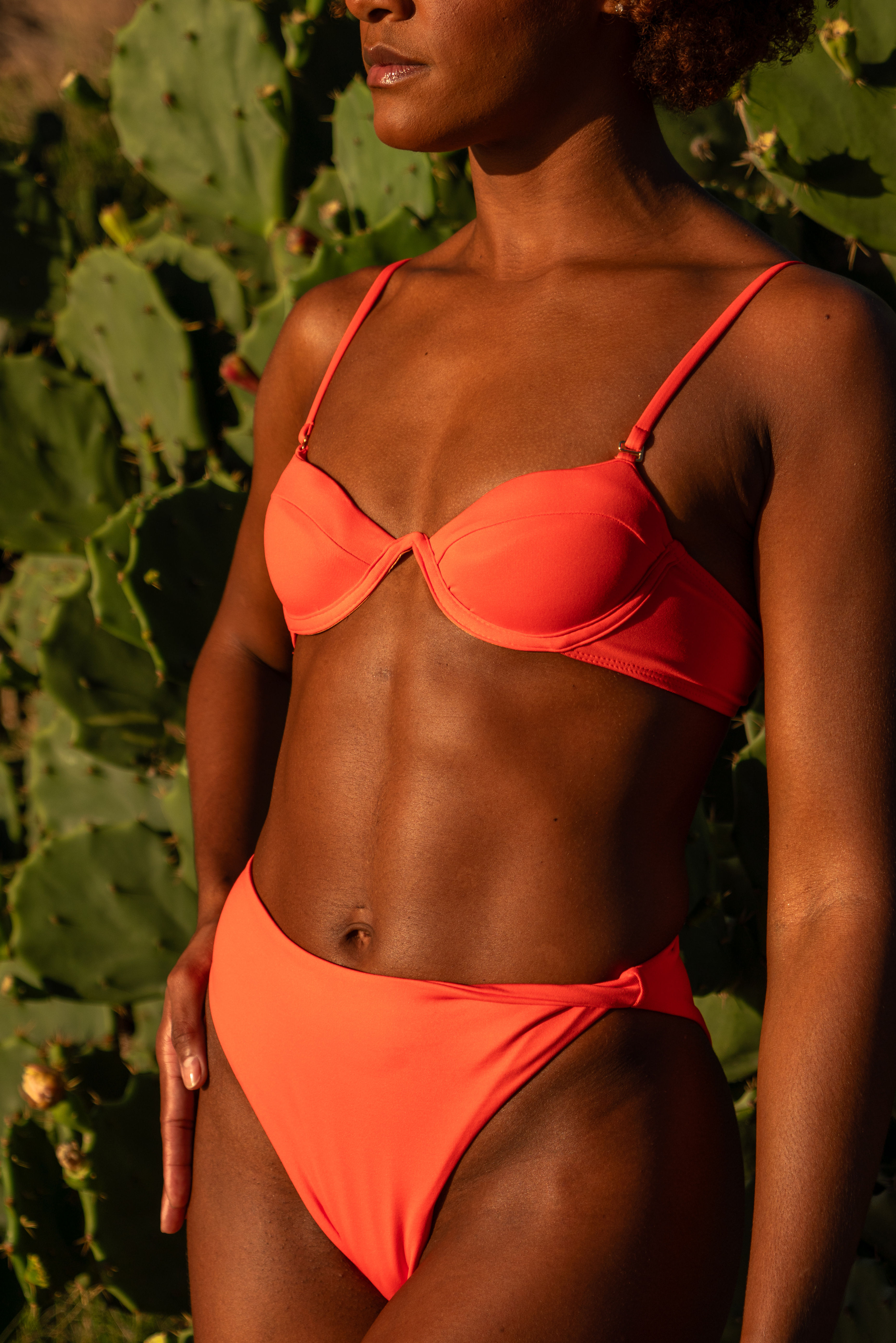 Amaré Bikini – Coral | Contemporary Elegance | Women’s Swimwear