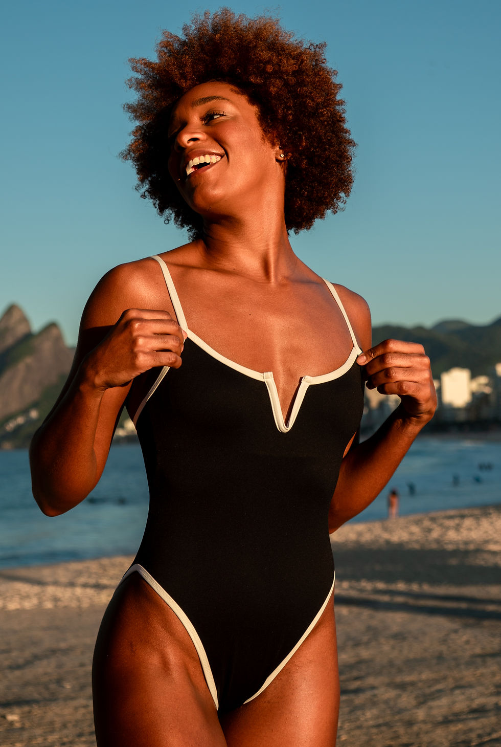 Thumbnail: Aluna Black One-Piece Swimsuit | Women’s Swimwear