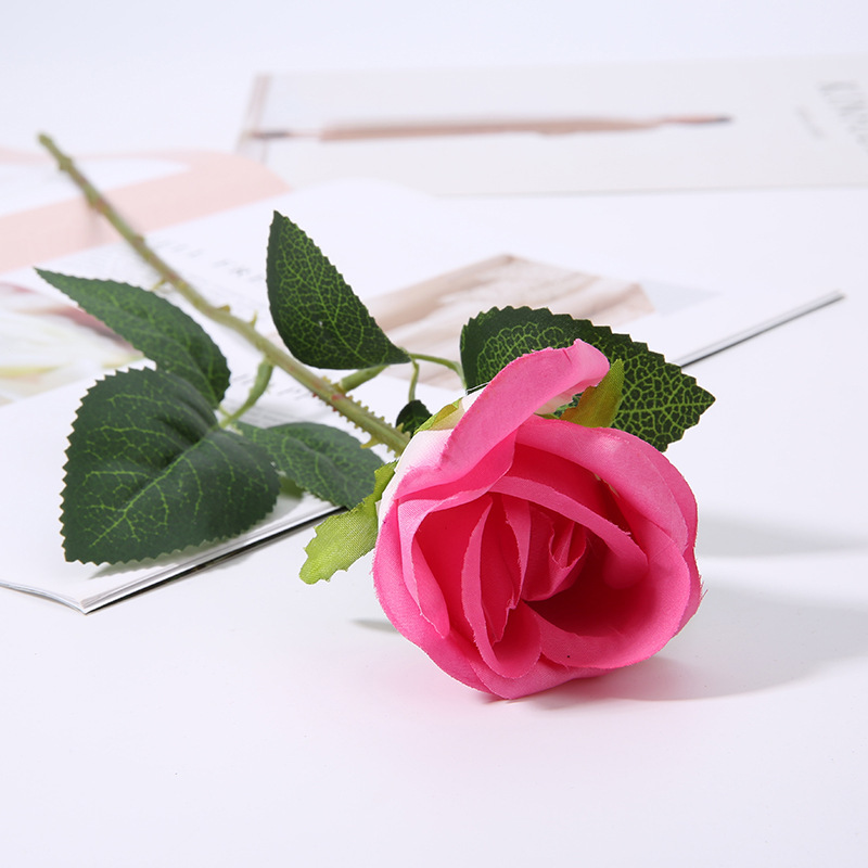 Thumbnail: Flannel Rose Faux Flower Decor