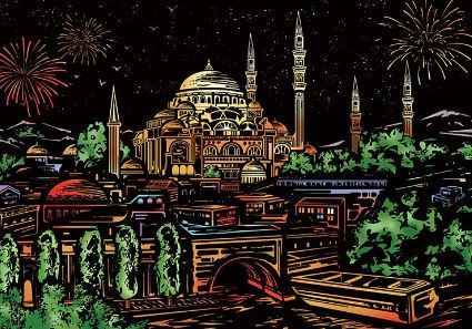 Thumbnail: City Nights Scratch Art Kit