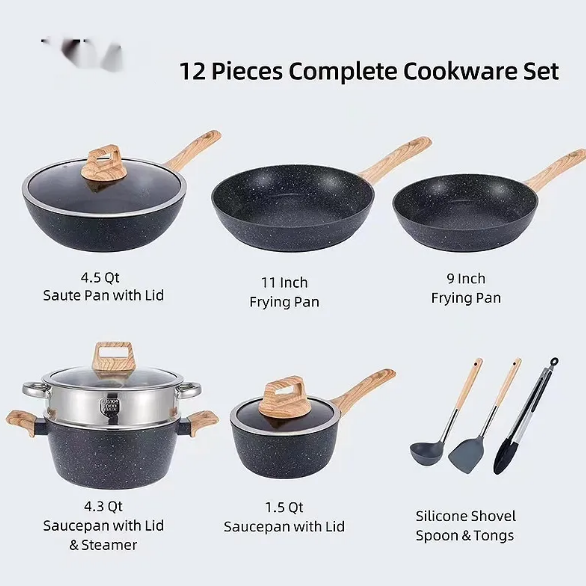 Thumbnail: Granite Stone Deluxe Cookware Set