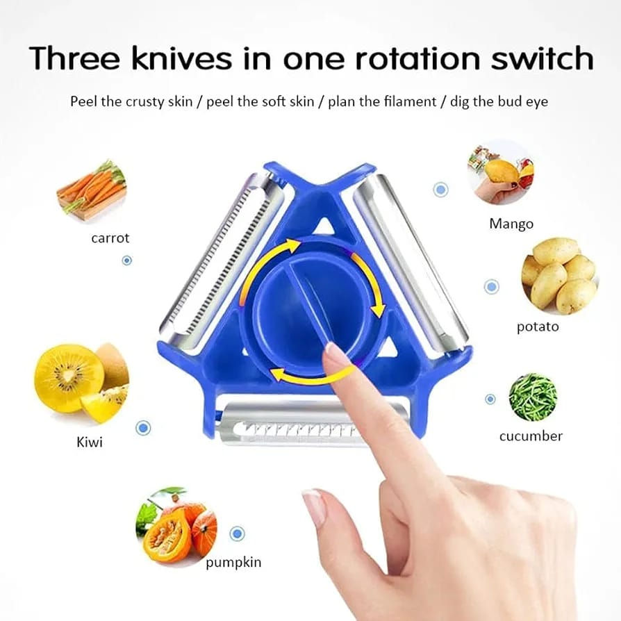 Thumbnail: Multi-functional Vegetable & Fruit Peeler