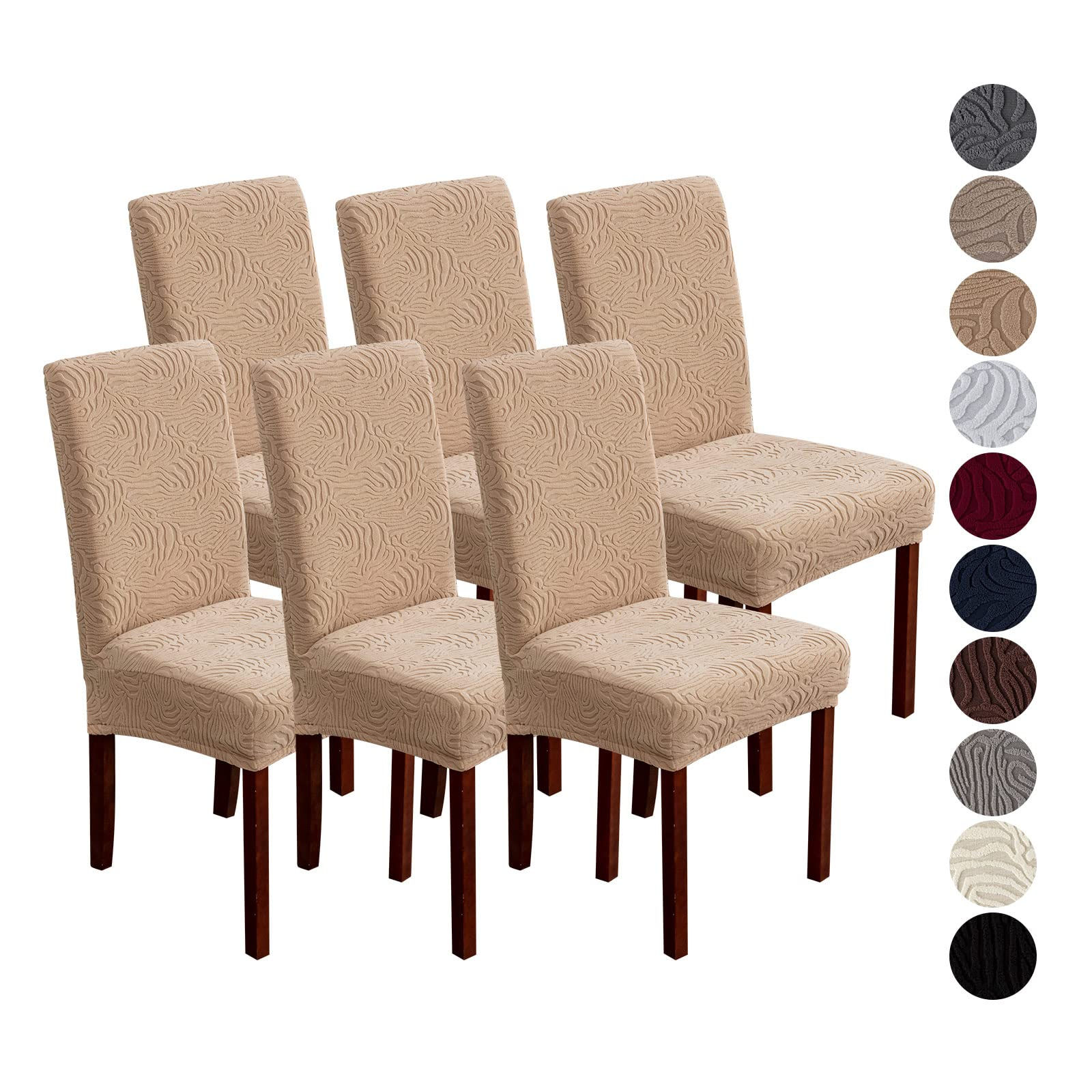 YUEANG Dining Chair Covers Chair Covers for Dining Room Stretch Chair Covers Par