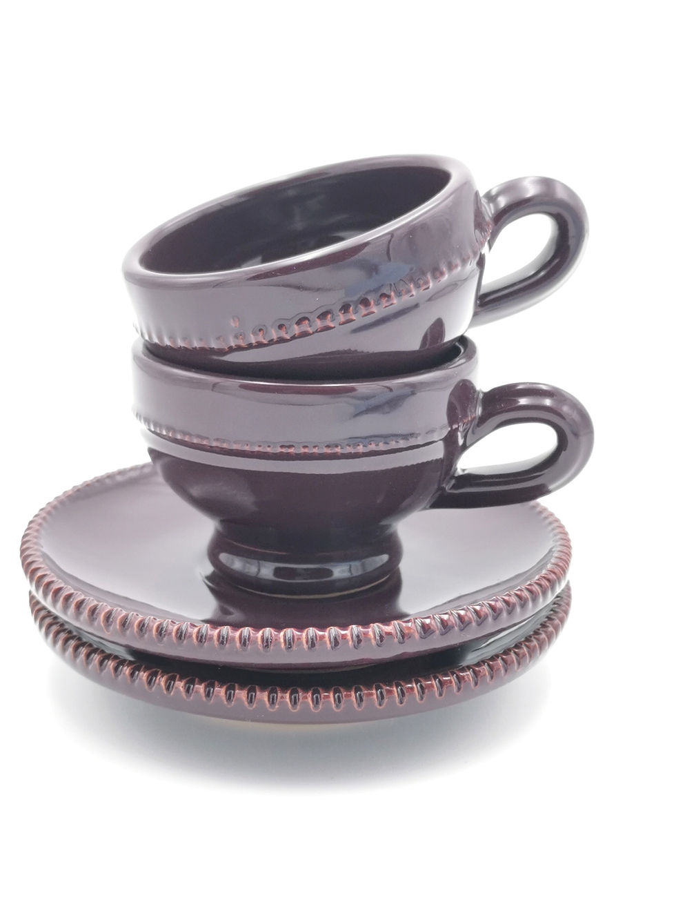 Miniature : Tasses & soucoupes | Aubergine | à partir de 21 €
