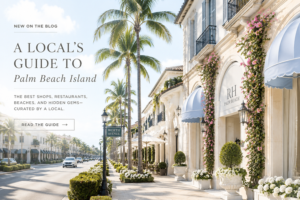 Your Ultimate Local's Guide to Discovering Palm Beach Island