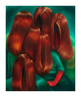 Simone Haack_The Magnificent Misses, 2024, 120 x 100 cm, oil on canvas_Museum Reinickendorf, Berlin