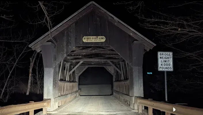 12/13/2025 Haunted Locations: Emily's Bridge in Stowe, Vermont