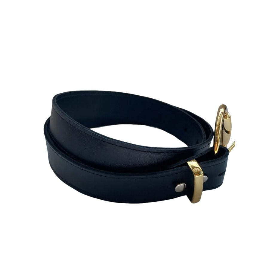 Miniatura: cinto couro feminino elegance preto