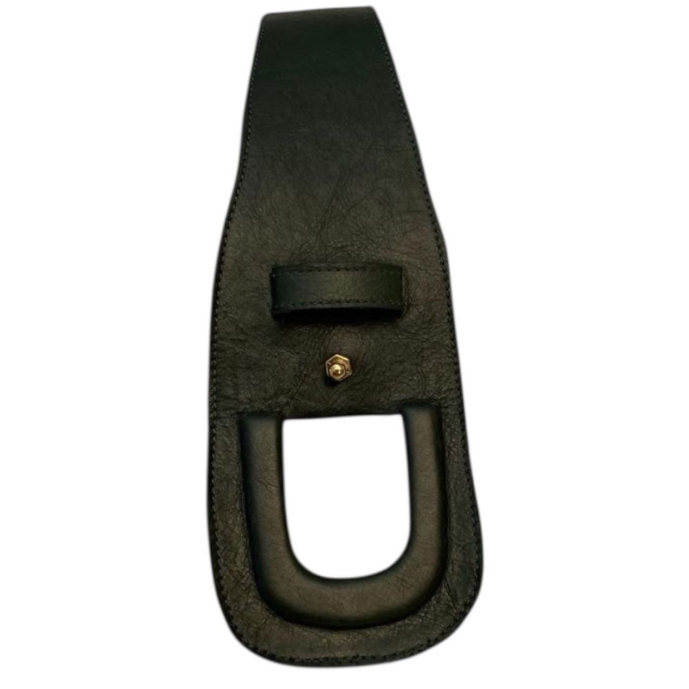 Miniatura: cinto de couro verde musgo