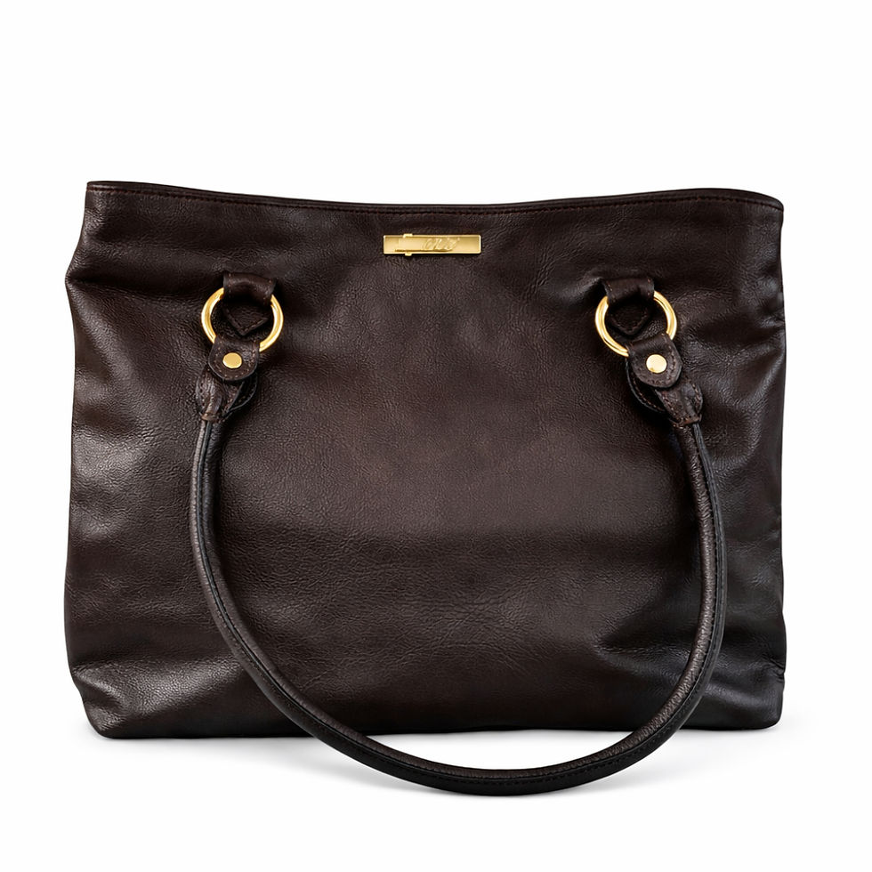 Miniatura: bolsa de couro cinza