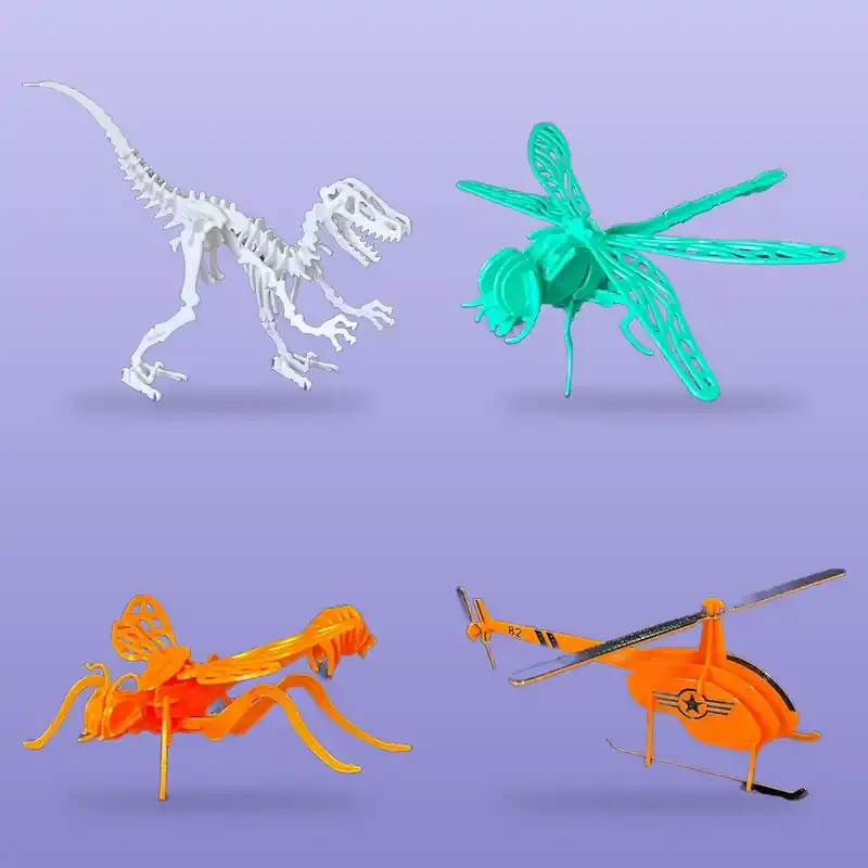 Combo 4 armables impresos en 3D