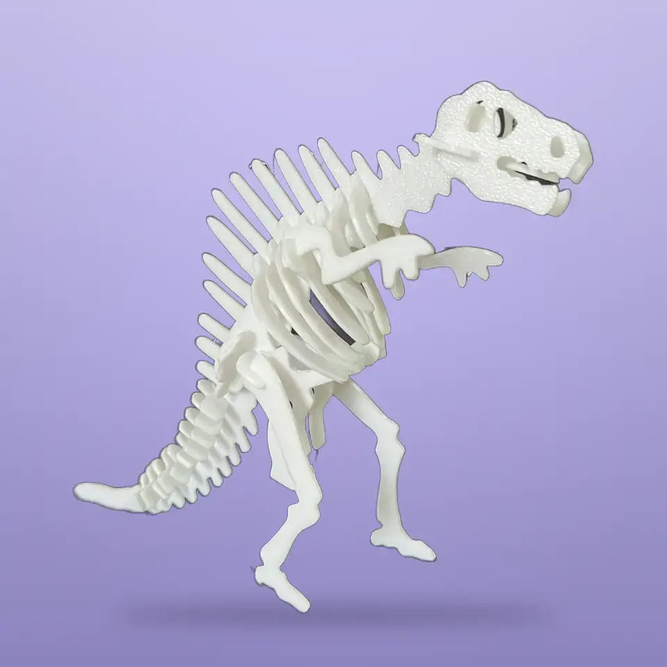 Espinosaurio armable impreso en 3D