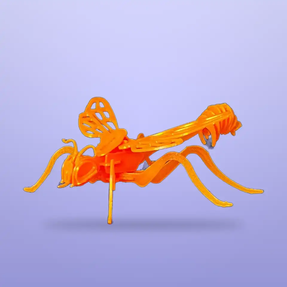 Avispa armable impresa en 3D