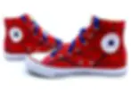 Thumbnail: Spiderman Fan Art Inspired High Top Converse All Star, Custom Sneakers