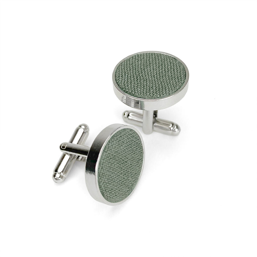 Miniaturbild: Dark Sage Green cufflinks