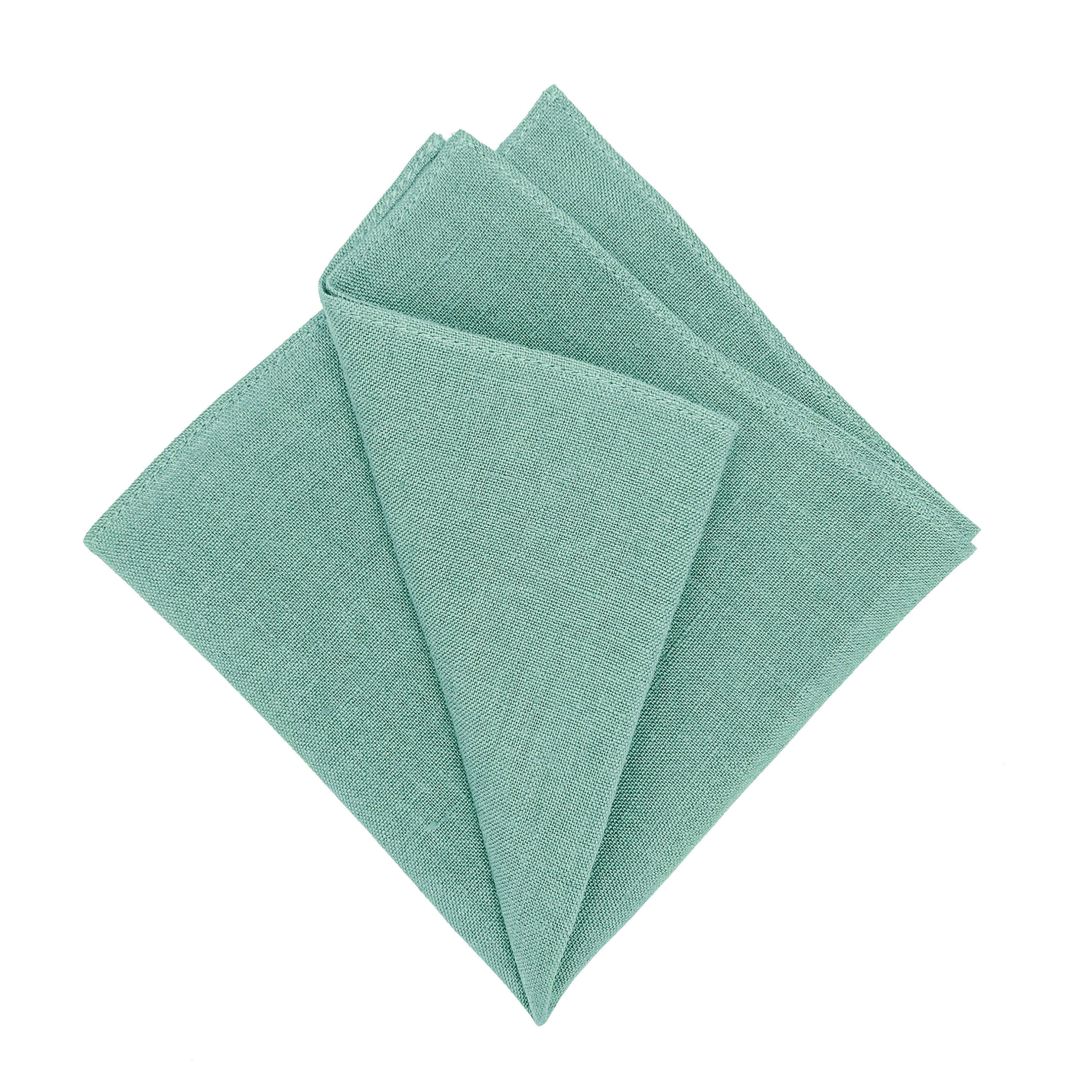 Aqua Sky Linen Pocket square