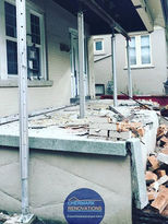 Front Porch Renovation in Hamilton