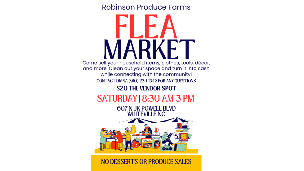 Saturday Flea Market at Robinson Produce Farms