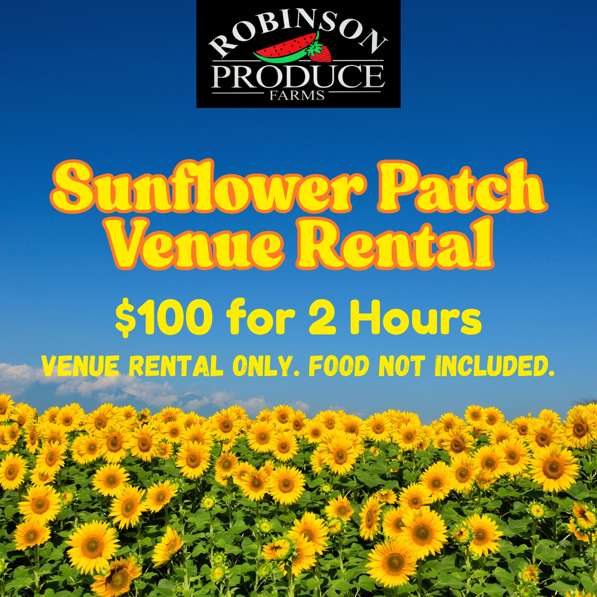 Flower Patch Venue only