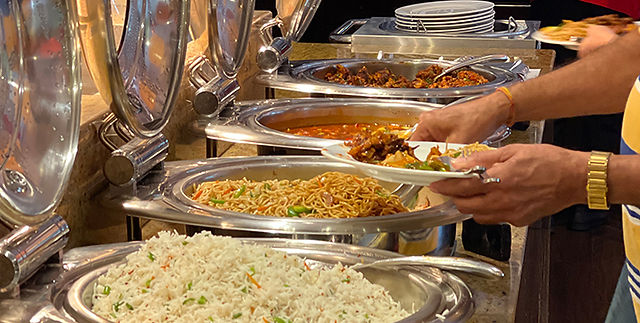 Multi cuisine buffet