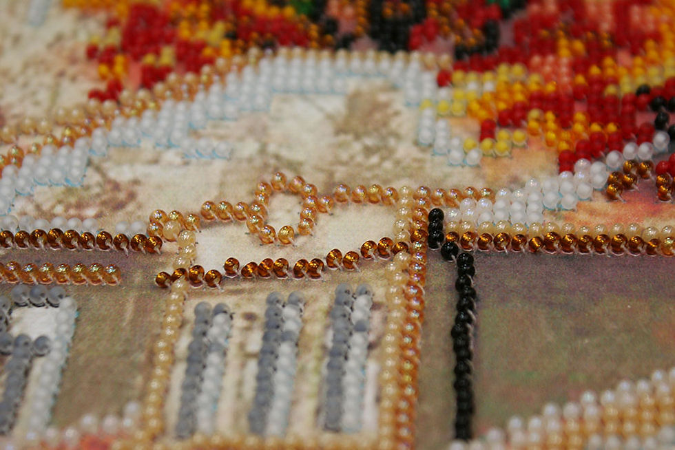 Thumbnail: Autumn Kaleidoscope Embroidery Kit